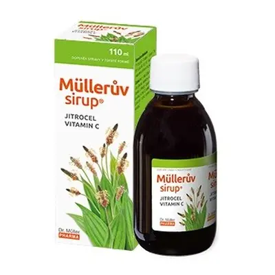 Müllerův sirup s jitrocelem a vitaminem C 110ml