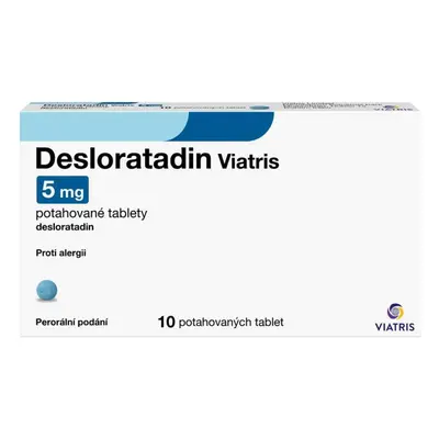 DESLORATADIN VIATRIS 5MG TBL FLM 10