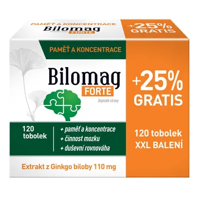 Bilomag FORTE+25% navíc 120 tobolek