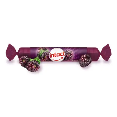 Intact hroznový cukr s vitaminem C boysenberry 16ks