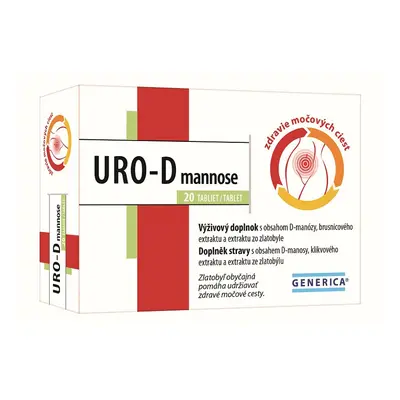 URO-D mannose tbl.20 Generica