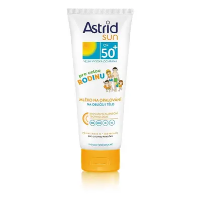 Astrid SUN opalovací mléko rodinné OF50+ 250ml