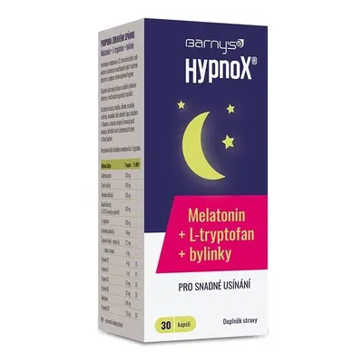 Barnys HypnoX Melatonin, L-tryptofan a bylinky 30 kapslí