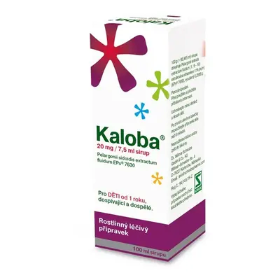 KALOBA 20 MG/7,5 ML SIRUP SIR 100ML