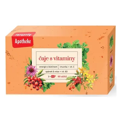 Apotheke Čaje s vitaminy 60 sáčků