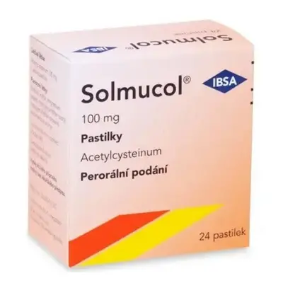 SOLMUCOL 100MG PAS 24