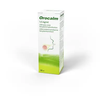 OROCALM 1,5MG/ML ORM SPR SOL 1X30ML