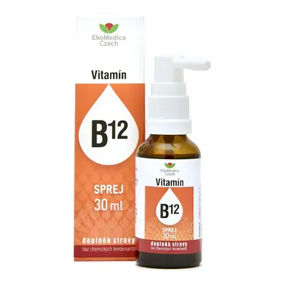 Vitamín B12 sprej 30ml EKOMEDICA