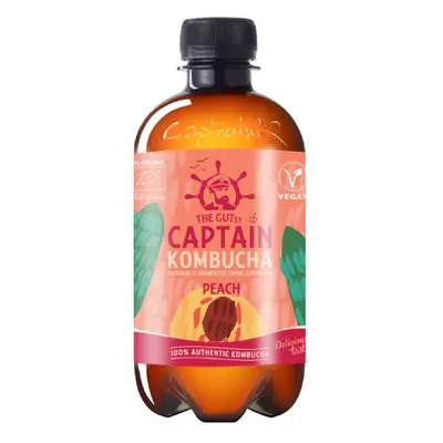 The Gutsy Captain Kombucha broskev BIO 400ml