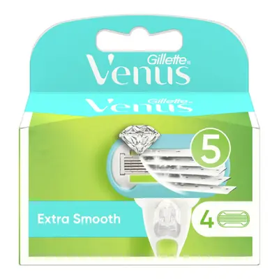 Gillette Venus Deluxe Smooth Swirl náhradní hlavice 4ks