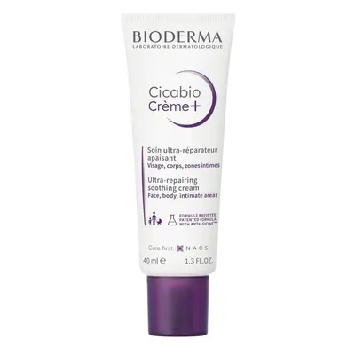 BIODERMA Cicabio Krém+ zklidňující a obnovující krém na poškozenou pokožku 40 ml