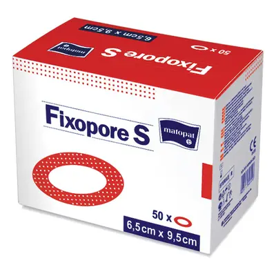 Fixopore S sterilní náplast ovál 6.5x9.5cm 50ks