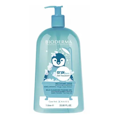 BIODERMA ABCDerm Gel moussant jemný čisticí gel pro kojence a děti 1 l