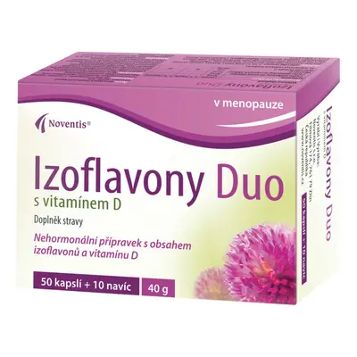 Izoflavony Duo s vitamínem D cps.50+10