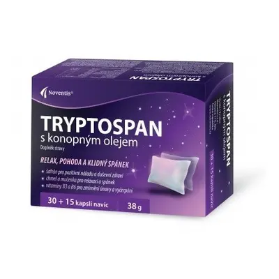 Tryptospan s konopným olejem cps. 30+15