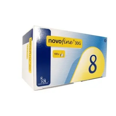 JEHLY NOVOFINE PRO INZ.PERA NOVOPEN A INNOVO VEL.0,3X8MM/30G,100K