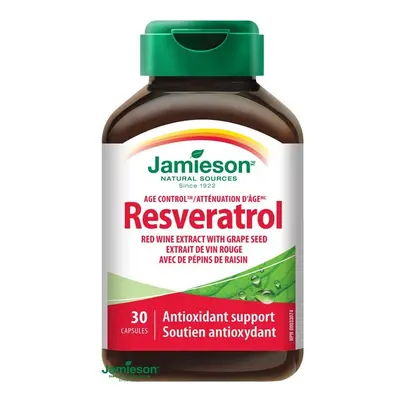 JAMIESON Resveratrol 50mg extrakt z červeného vína cps.30