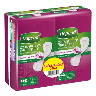 Depend Normal inkontinenční vložky ženy Duopack 2x14ks