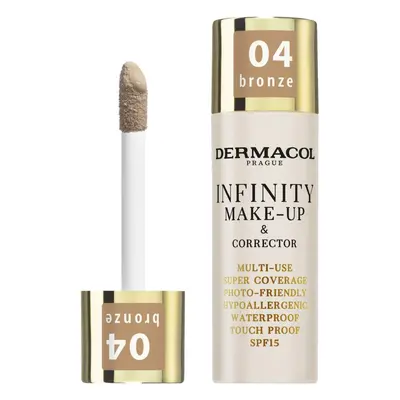 Dermacol Infinity make-up&korektor č.04 bronze 20g