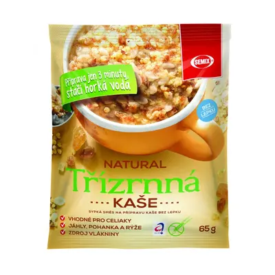 Kaše Třízrnná natural 65g