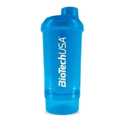 BioTech Šejkr 500 ml + 150 ml blue