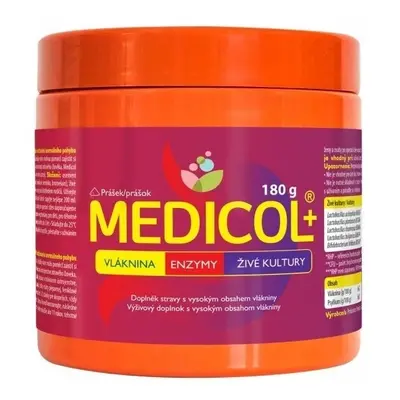 Medicol+ vláknina/enzymy/živé kultury 180g