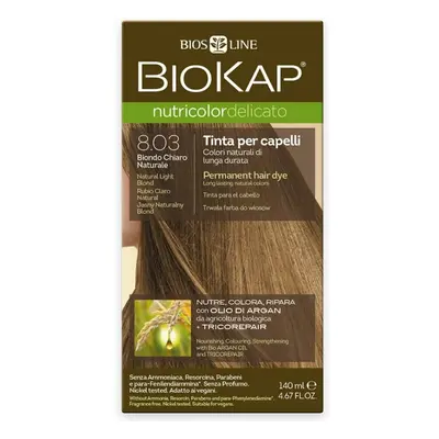 BIOKAP Barva na vlasy 8.03 blond přírodní světlá 140ml