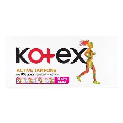 KOTEX Active tampony Super 16ks