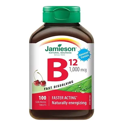 JAMIESON Vitamín B12 1000mcg třešeň tbl.100