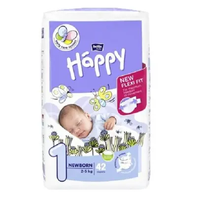 Happy Newborn dětské pleny 42ks