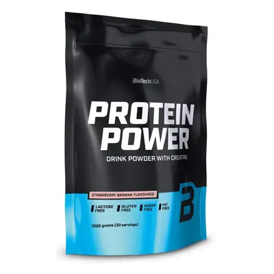 BioTech Protein Power 1000 g strawberry banana