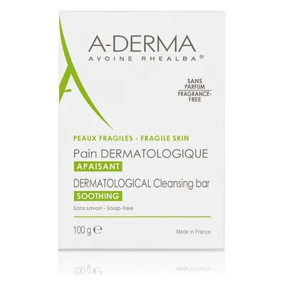 A-DERMA Dermatologické mýdlo-kostka 100g