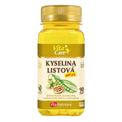 VitaHarmony Kyselina listová tbl.90x400mcg