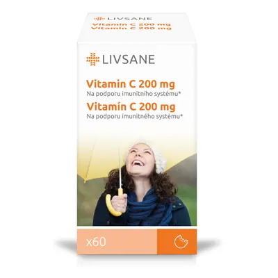 LIVSANE Vitamin C 200mg tablety 60ks