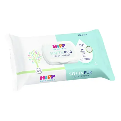 HiPP BabySANFT vlhčené ubrousky Soft&Pur 48ks