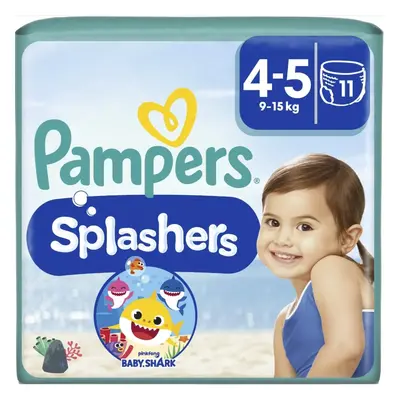 Pampers Splashers 4-5 plenkové kalhotky 9-15kg 11ks