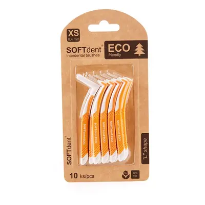 SOFTdent ECO mezizubní kartáček zahnutý 0.4mm 10ks