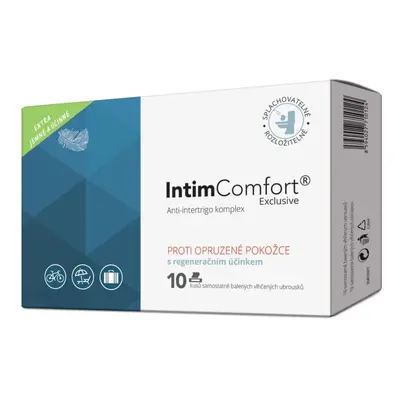 Intim Comfort 10 kapesníčků-anti-intertrigo balsám