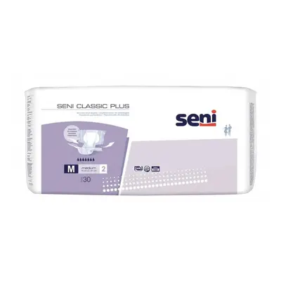 SENI CLASSIC PLUS MEDIUM KALHOTKY ABSORPČNÍ PRODYŠNÉ NOČNÍ, BOKY 75-110CM,