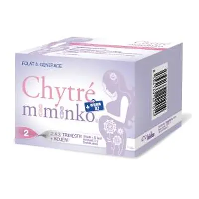 Chytré miminko metylfolát 2 s DHA 30 tablet + 30 kapslí