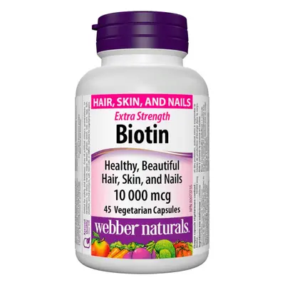 Webber Naturals Biotin 10000mcg 45cps