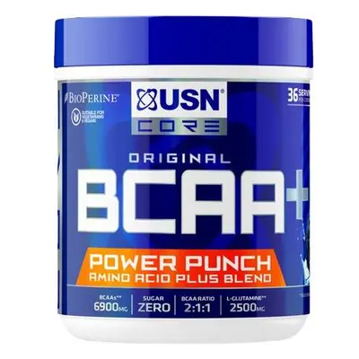 USN BCAA Power Punch 400 g modrá malina