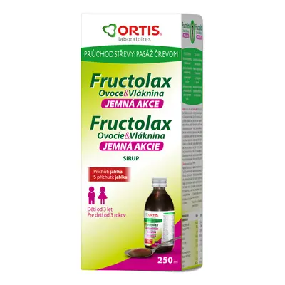 Fructolax Ovoce&Vláknina sirup pro děti 3+r 250ml