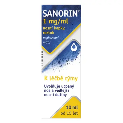 SANORIN 1MG/ML NAS GTT SOL 1X10ML