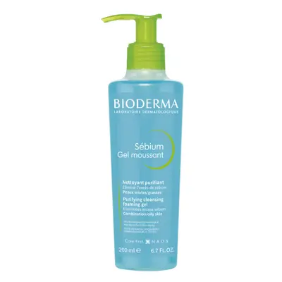 BIODERMA Sébium Gel moussant jemný čisticí gel pro smíšenou a mastnou pleť 200 ml