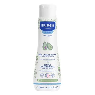 Mustela Jemný čisticí tělový a vlasový gel 200ml