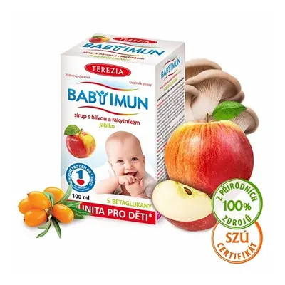 BABY IMUN sirup s hlívou a rakytníkem JABLKO 100ml