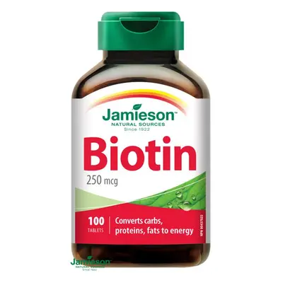 JAMIESON Biotin 250 mcg tbl.100