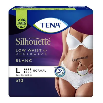 TENA Silhouette Normal Blanc L ink.kalh.10ks