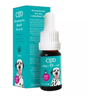 Zelená Země CBD olej pro psy 10% 10 ml